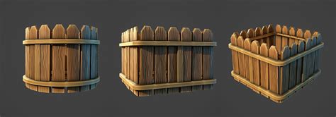 Artstation Stylized Wooden Fence Substance Designer Resources