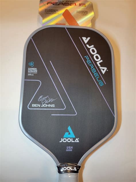 New Joola Ben Johns Perseus Cfs Mm Pickleball Paddle Charged Carbon