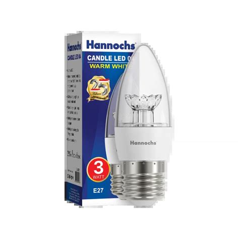 Hannochs Candle LED 04 3Watt WW E 27 Lampu Lilin Elegan