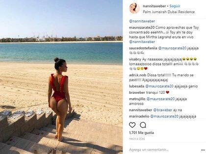 Mauro Zárate se puso hot con las fotos de Natalie Weber y la piropeó con polémicos mensajes