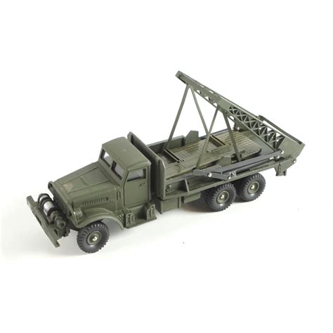 Dinky Supertoys Camion Militaire Brockway Avec Pont De Bateaux R F