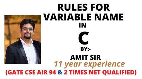 Rules For Naming A Variable How To Write Variable Name Variable