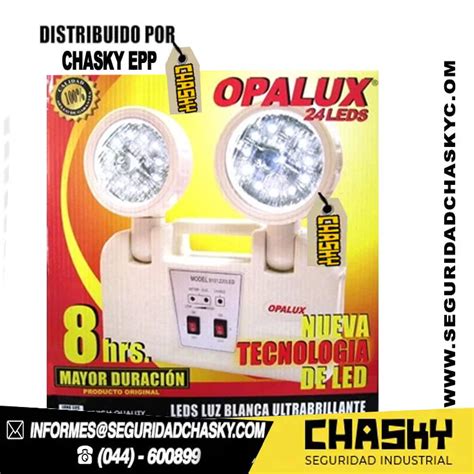 Luz De Emergencia Leds Horas Opalux Led Slim Articulos