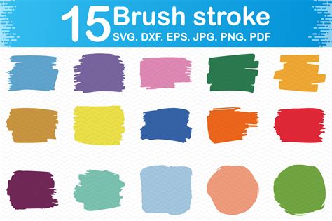 Brush Stroke Clipart Graphic By Blueflex Creative Fabrica