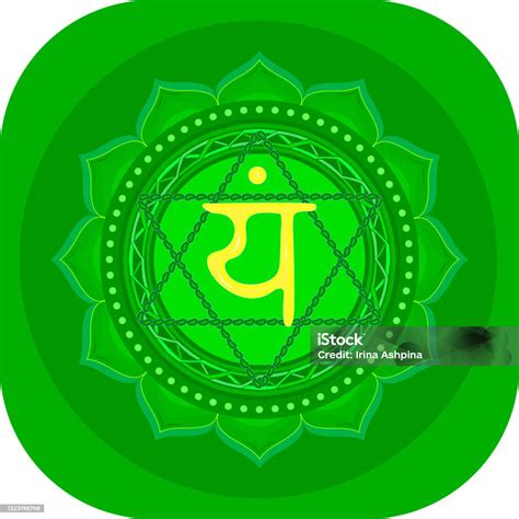 Chakra Anahata Keempat Chakra Jantung Dengan Bahasa Sansekerta Hindu