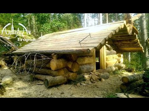 Off Grid Log Cabin Built by One Man - NetHugs.com