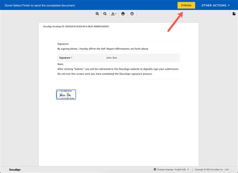 Docusign Instructions