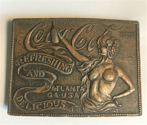 Tiffany Foundry Coca Cola Coke Collectible Nude Woman Atlanta Etsy