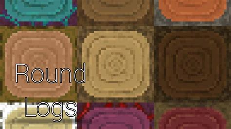 Round Logs Top Bedrock Faithful 32x Minecraft Texture Pack