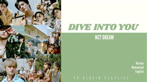 Nct Dream Dive Into You Lyrics Youtube