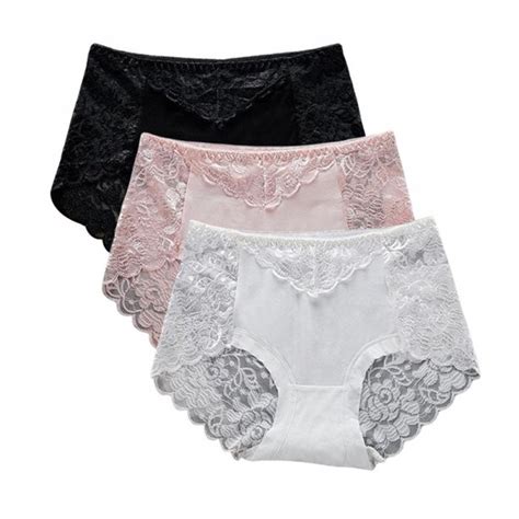 Lace Briefs For Women Plus Size Ultra Comfort Soft Breather High