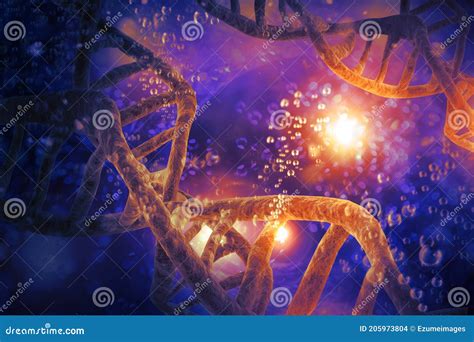 Dna Schwemmt Illustration D An Stock Abbildung Illustration Von