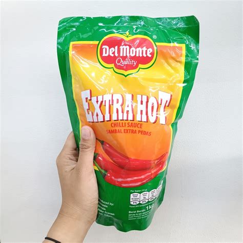 Jual DEL MONTE SAOS SAMBAL KG POUCH DELMONTE SAOS SAMBAL KG DEL MONTE EXTRA HOT SAOS KG