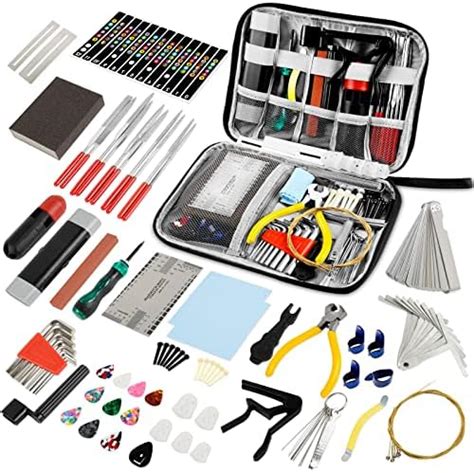 Amazon Meideal 65 Pieces Guitar Repairing Maintenance Tool Kit