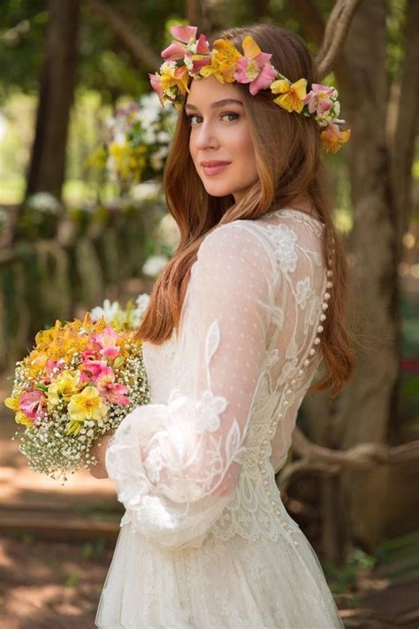 Coroas De Flores Para Noivas Solteiras Noivas Casadas Casamentos