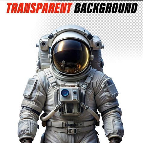 Premium PSD Astronaut Wearing Spacesuit