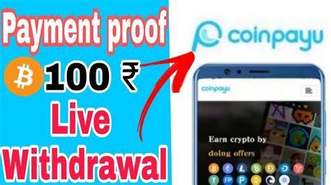 Payment Proof Of Coinpayu Live Withdrawal Bitcoin Full Process