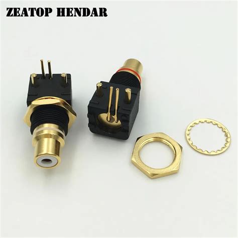 Buy 100pcs High Quality Rca Female Terminal Jack Rca