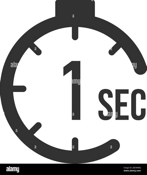 Second Countdown Timer Icon Set Time Interval Icons Stopwatch And