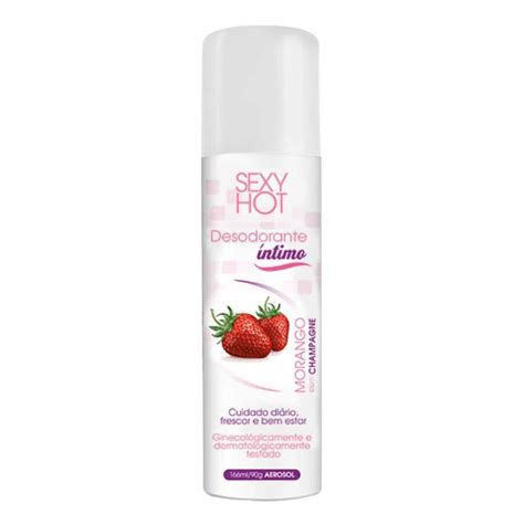 Desodorante Íntimo Corporal Aerosol 166ml Sexy Hot Mercado Sex Produtos Eróticos