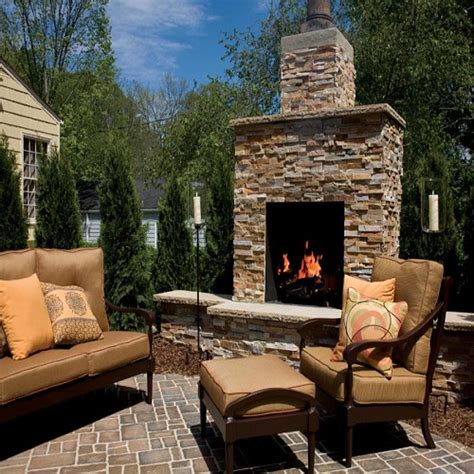 Firerock Outdoor Fireplace Installation – Fireplace Guide by Linda