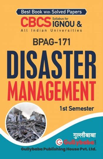 IGNOU BPAG 171 Disaster Management