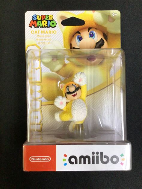 Yahooオークション 【未使用】amiibo アミーボ ネコマリオスーパー