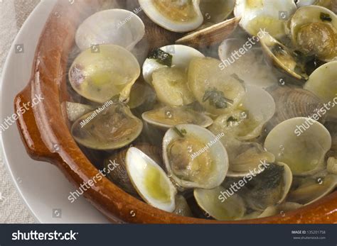 Clams Hot Pot Clams Close Up Stock Photo 135201758 Shutterstock