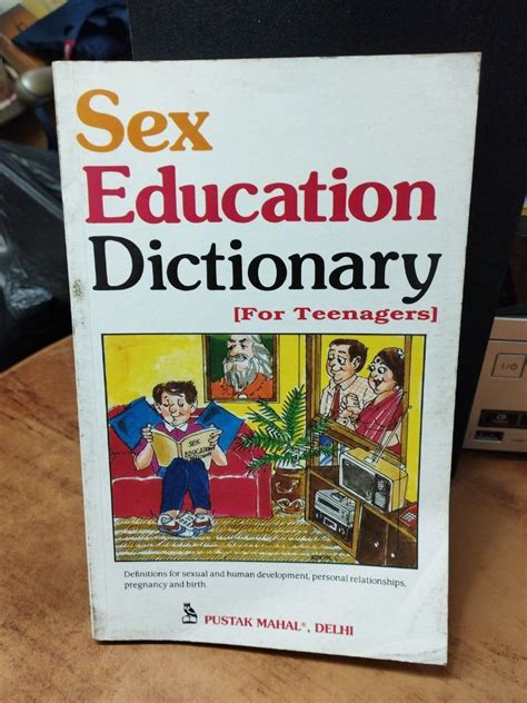 Eng Sex Education Dictionary Hobbies And Toys Books And Magazines Textbooks On Carousell