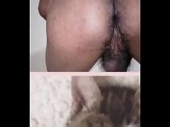 Skinny Brunette Shemale From Mexican Closet Shows Her Hairy Anus Free