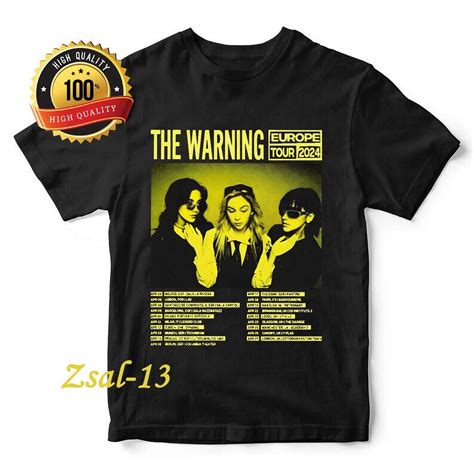 The Warning Band Tour 2024 Black T Shirt K47021