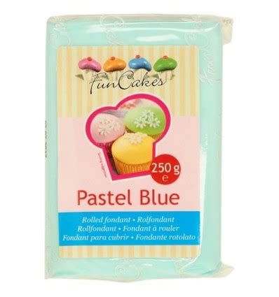 Fondant Funcakes Azul Pastel 250 Gr Dulcinenca