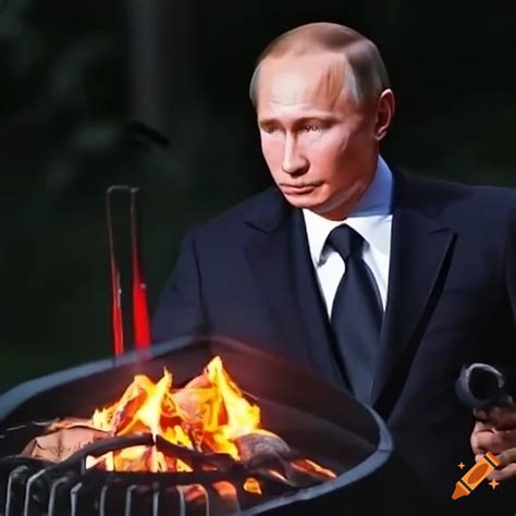 Satirical Image Of Vladimir Putin In Love On Craiyon