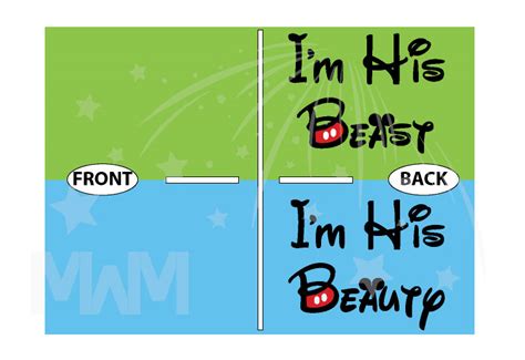 Lgbt Gay Im His Beauty Im His Beast Matching Shirts Married With Mickey