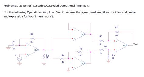 Solved Cascaded Cascoded Operational Amplifiers For The Chegg