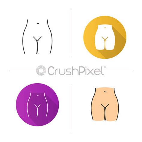Bikini Zone Icon Stock Vector Crushpixel