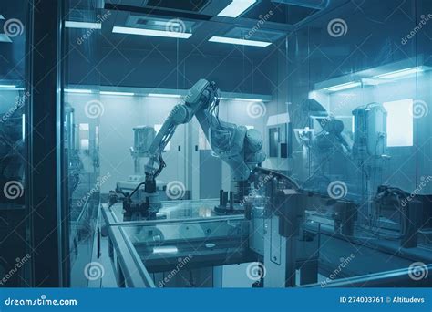 Cleanroom And Sterile Environment Robot Performing Delicate Surgical