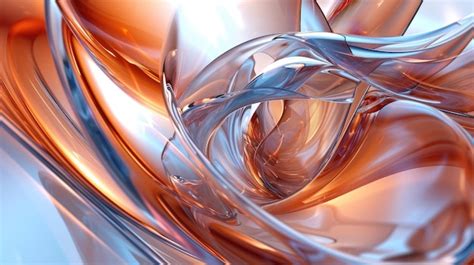 Premium Photo Stunning 3d Abstract Render Showcasing A Mesmerizing Glass Material