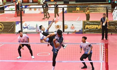 Penang Sukma Men S Sepak Takraw Regu Team Storms Into Semi Finals