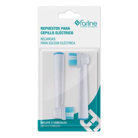 Farline Pack Escova El Trica Recargas Kuantokusta