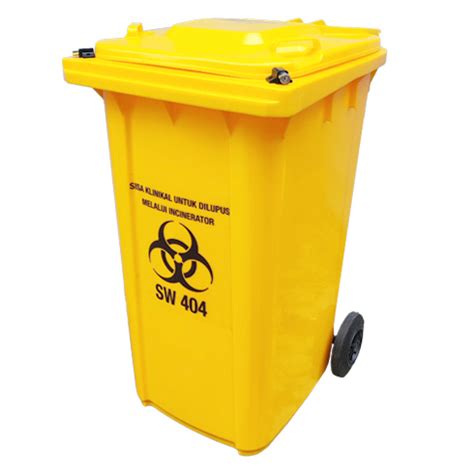 770 Litre 4 Wheeled Lockable Clinical Waste Bin