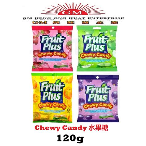 Fruit Plus Chewy Candy 120g Shopee Malaysia