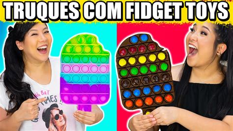 Testando Truques Do Tik Tok Com Fidget Toys Blog Das Irmãs Youtube