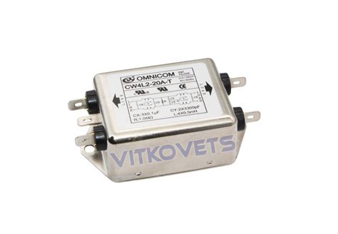 Фильтр питания EMI CW4L2-20A-T: купить по лучшей цене от компании ...