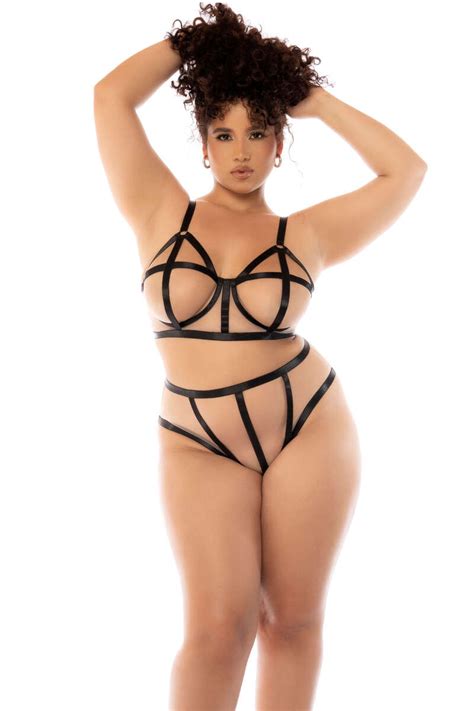 Plus Size Confidence Embrace Lingerie Set Foxy Lingerie