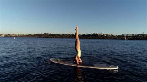 Kelly Von Schleis Sup Yoga Paddleboard Balance Video Youtube