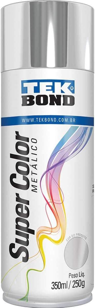 Tinta Spray Metalico Cromado Ml G Unidade Tekbond