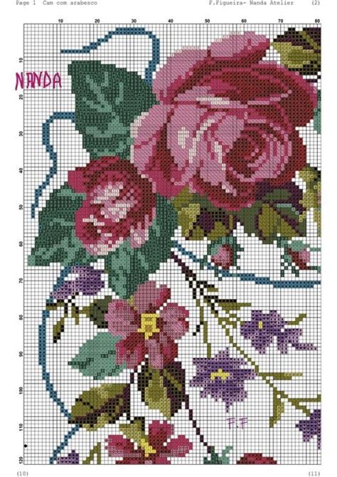 Gallery ru Фото 1 32 ergoxeiro Cross stitch flowers Cross