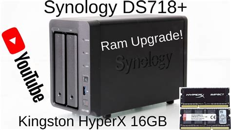 How To Upgrade Synology Ds Nas Ram Youtube