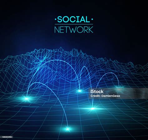 Social Network Media Global People Communication And Information